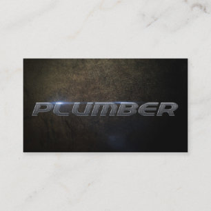 Carte De Visite Plumber Business card