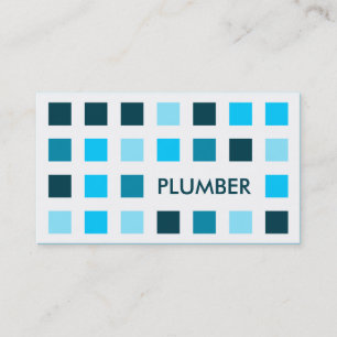 Carte De Visite PLUMBER (carrés mod)