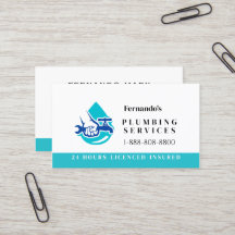 Plumbing Service Water Drop Logo Plumber Business