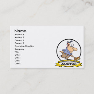 CARTE DE VISITE PLUS GRAND DESSIN JANITOR II