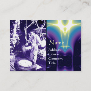 Carte De Visite PNEUS, AUTOMOBILE, Garage de réparation automobile