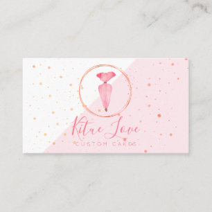 Carte De Visite Poche à douille pour pâtisserie boulangerie