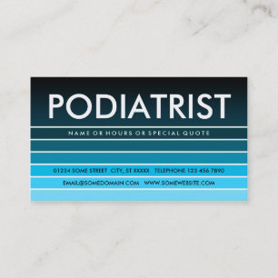 CARTE DE VISITE PODIATRIST