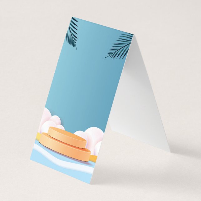 Carte De Visite Podium 3d (Dos)