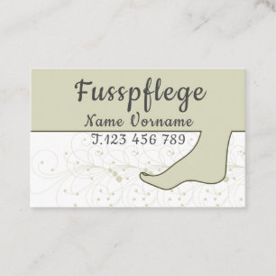 Carte De Visite podologue