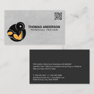 Carte De Visite Poids du curling du bras   Fitness