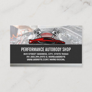 Carte De Visite Poignées Auto Sports   Services mécaniques