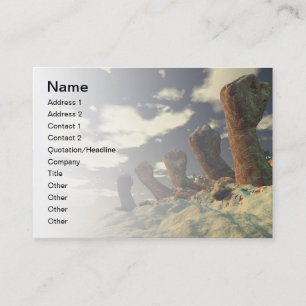 Carte De Visite Poings d'o de rangée