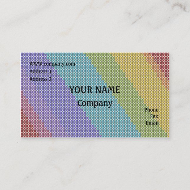 Carte De Visite Point croisé (Devant)