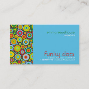 Carte De Visite Points géniaux : : Turquoise