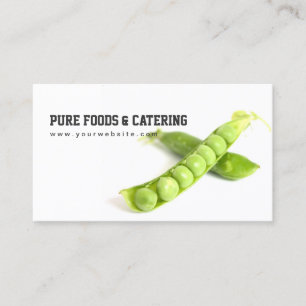 Carte De Visite Pois Pod Pure Foods & Restauration Vegan