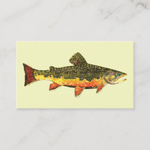 Carte De Visite Poisson de truite broyée