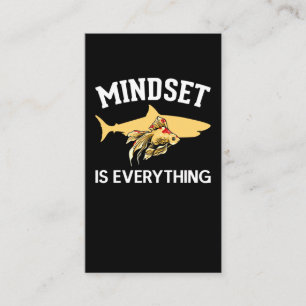 Carte De Visite Poisson d'or - Motivation