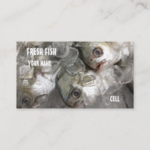 Carte De Visite poisson morue eau salée poisson poisson poisson pê