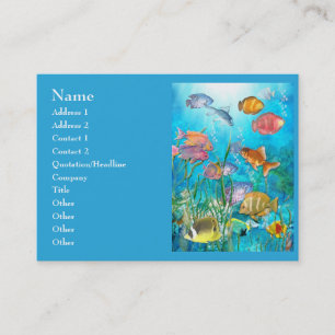 Carte De Visite Poissons