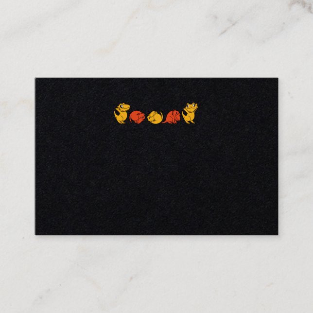 Carte De Visite Poitrine de Lizard Reptile de Dragon (Devant)