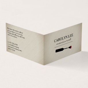 Carte De Visite Polonais   Manicuriste