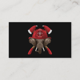 Carte De Visite Pompier éléphant pompier garçons pompiers Enfants 
