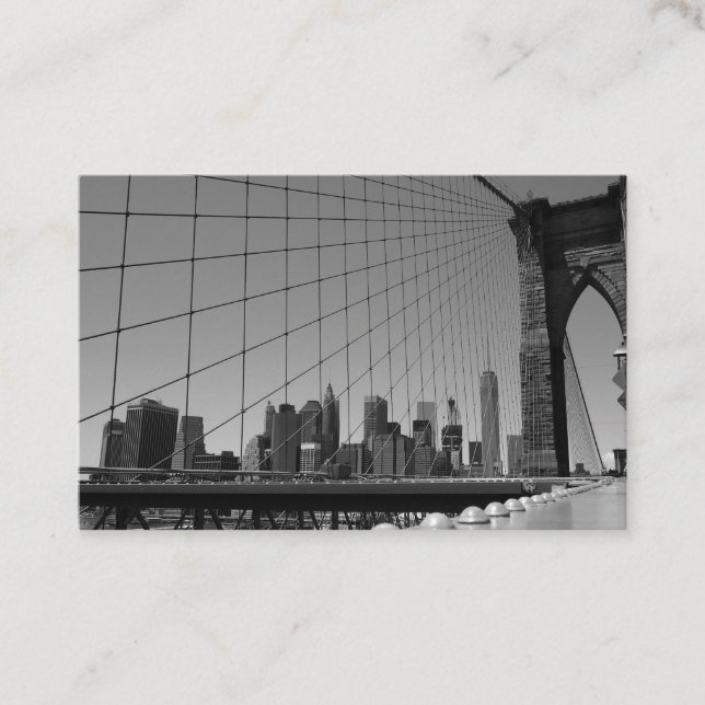 Carte De Visite Pont de Brooklyn (Devant)