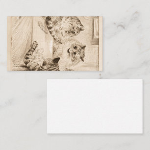 Carte De Visite Pont des Soupirs par Louis Wain