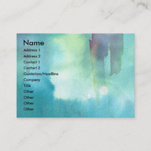 Carte De Visite PONTE VECCHIO Florence par Aquarelle de nuit Bleu