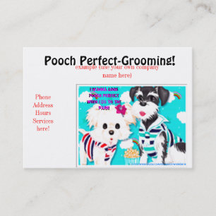 Carte De Visite "Pooch Perfect Grooming BC"