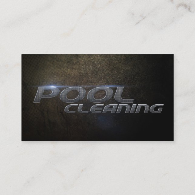 Carte De Visite Pool cleaning Business card (Devant)