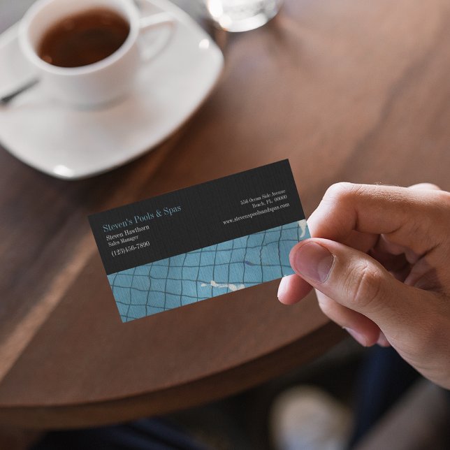 Carte De Visite Pool et société Spa (Créateur téléchargé)