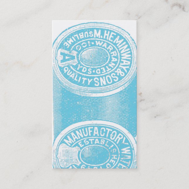 Carte De Visite Pools De Fil En Seamstress (Devant)