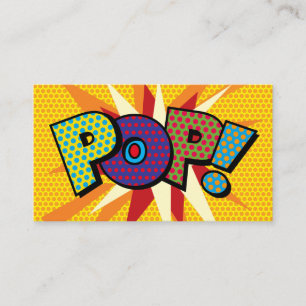 Carte De Visite POP Fun Retro