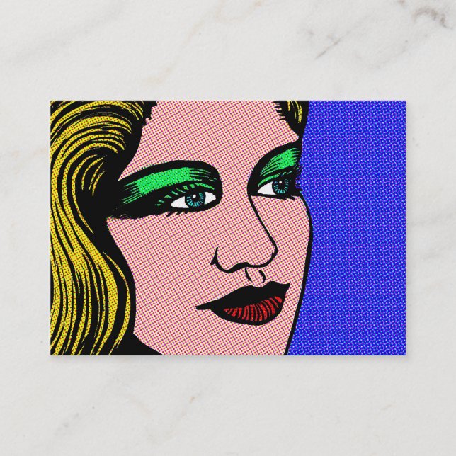 Carte De Visite Pop Girl (Devant)