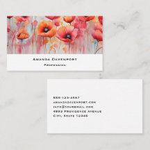 Poppies rouges dans une aquarelle de champ