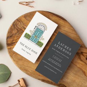 Carte De Visite Porte Aqua   Accueil - Stages ou Design d'intérieu