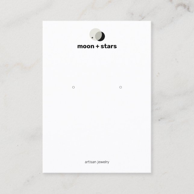 Carte De Visite Porte-bijoux Crescent Moon (Devant)