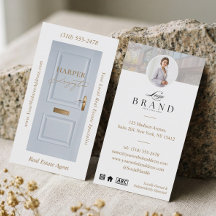 Porte Bleue de l'Immobilier de Luxe Photo Professi