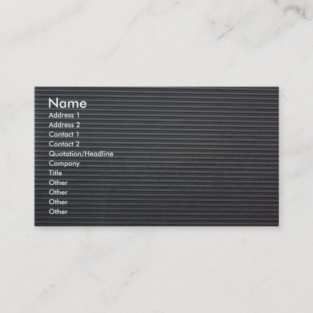 Carte De Visite Porte de garage en métal, Toronto (Devant)