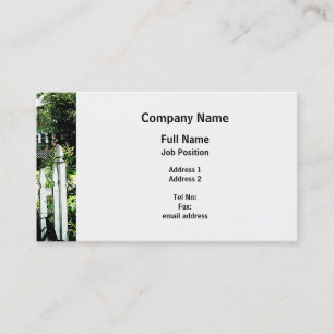 Carte De Visite Porte de jardin