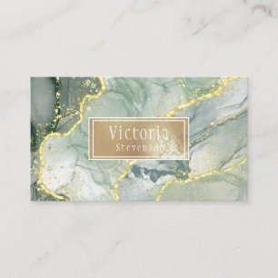 Carte De Visite Porte de nom de la géoode de Parties scintillant 