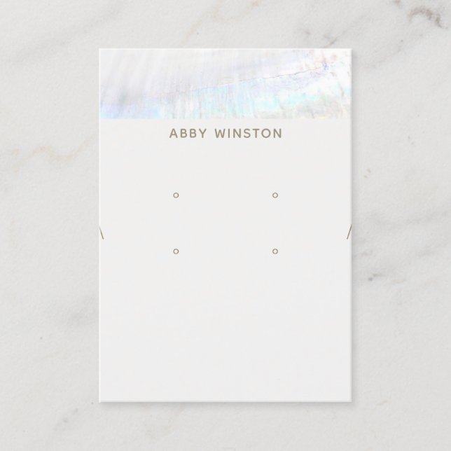 Carte De Visite Porte-étendard côtier à deux oreilles (Devant)