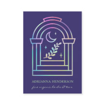 Porte mystique Boho Holographique Moon & Herb