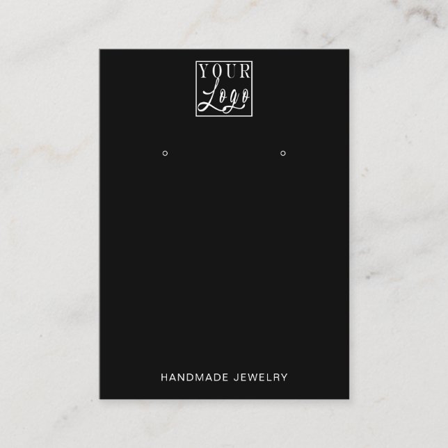 Carte De Visite Porte-oreille et collier de logo (Devant)