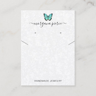 Carte De Visite Porte-oreille papillon et porte-collier