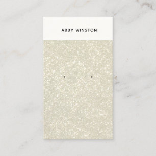Carte De Visite Porte-oreille Parties scintillant or Glam