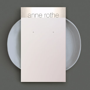 Carte De Visite Porte-oreille simple et élégant