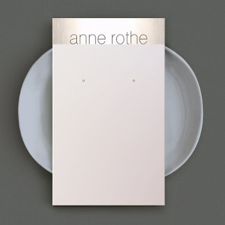 Carte De Visite Porte-oreille simple et élégant