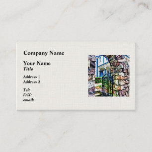 Carte De Visite Porte ouverte