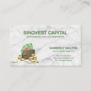 Carte De Visite Portefeuille   Espèces   Pièces   Crédit