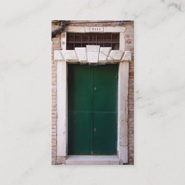 Carte De Visite portes de venise, italie (Devant)