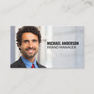 Carte De Visite Portrait de Business Man Ajouter une photo perso