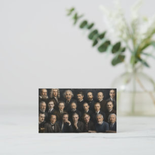 Carte De Visite Portrait de grands scientifiques vintage Histor